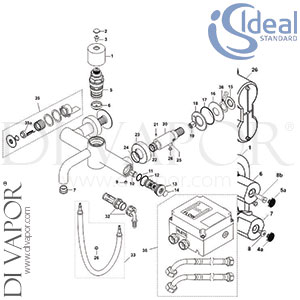 Ideal Standard Markwik Timeflow Non Domestic Tap Spare Parts